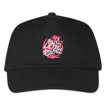 Streetwear Urban Graffiti - Kinder Basecap - Schwarz - Vorne