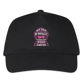 Father's Day My Dad Is My Favorite Man - Kids’ Baseball Cap - black - Front