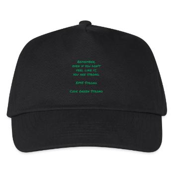 EMS Strong Code Green Strong - Kids’ Baseball Cap - black - Front