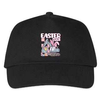 Oeufs de Pâques - Casquette de baseball Enfant - noir - Devant