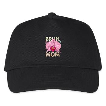 Brew Mom Orchidée - Casquette de baseball Enfant - noir - Devant