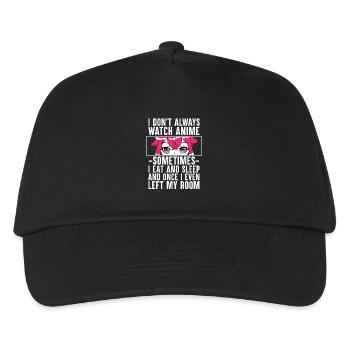 Anime Cosplay - Kinder Basecap - Schwarz - Vorne