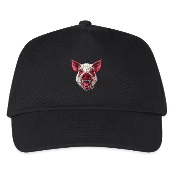 Wild Domestic Pig - Kids’ Baseball Cap - black - Front