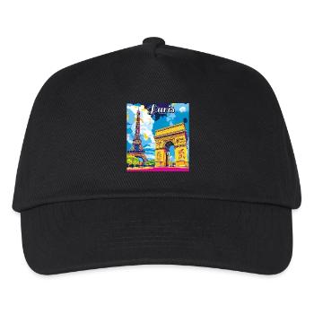 Monuments de la pop de Paris - Casquette de baseball Enfant - noir - Devant