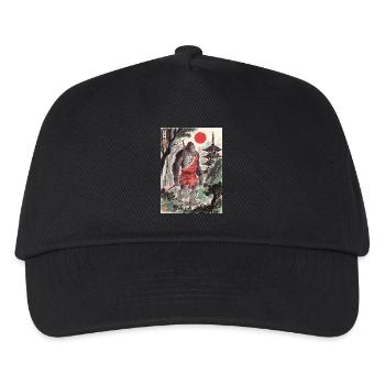 Samurai - Kinder Basecap - Schwarz - Vorne