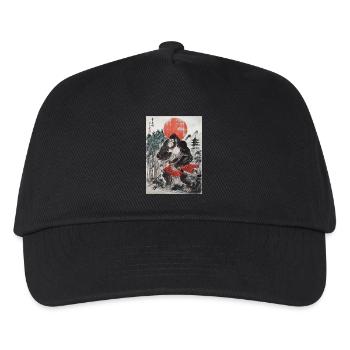 Samurai - Kinder Basecap - Schwarz - Vorne