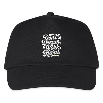Ne rêvez pas de travailler dur - Casquette de baseball Enfant - noir - Devant