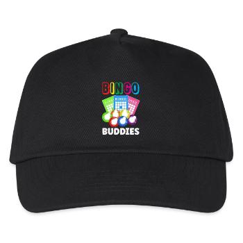 Bingo Buddies Cartes et Boules Fun - Casquette de baseball Enfant - noir - Devant