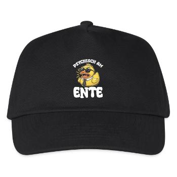 Psychically on the duck - Kids’ Baseball Cap - black - Front