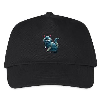Tech cat avec code binaire pour les programmeurs et - Casquette de baseball Enfant - noir - Devant
