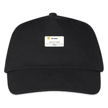 Gießen Sie Ihre Pflanzen, züchten Sie Ihren Stil! - Kinder Basecap - Schwarz - Vorne