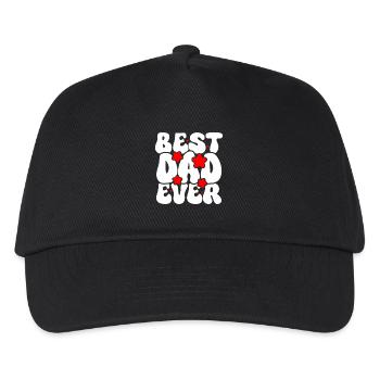 Best Dad Ever - Kinder Basecap - Schwarz - Vorne