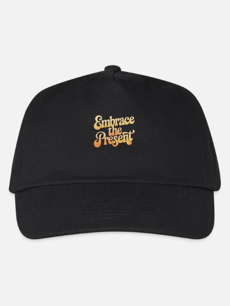 Embrasser le présent Spiritualité inspirante - Casquette de baseball Enfant - noir
