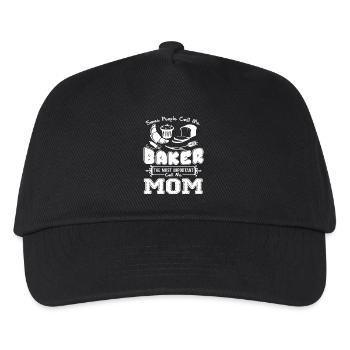 Baker Baker Mom - Kids’ Baseball Cap - black - Front