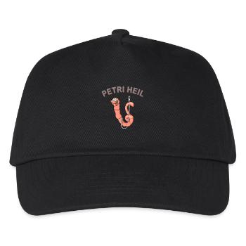 Petri Heil - Kinder Basecap - Schwarz - Vorne