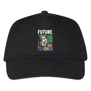 Future Teacher - Kids’ Baseball Cap - black - Front