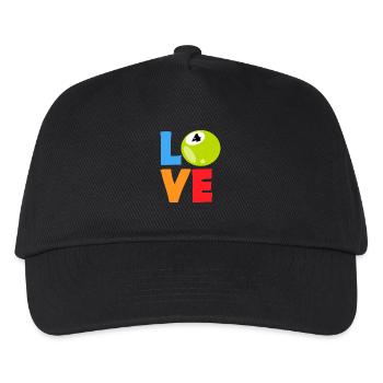 Lebe Deine Bingo Liebe Heute - Kinder Basecap - Schwarz - Vorne