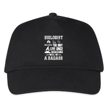 Biologist Badass Biologist - Kids’ Baseball Cap - black - Front