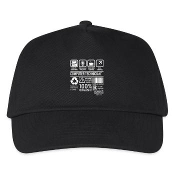 Computer Technician multi tasking problem solving - Kids’ Baseball Cap - black - Front