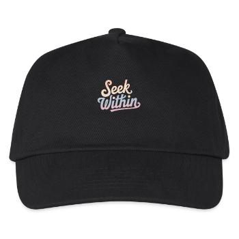 Inspire Spirituality: Seek Within - Kids’ Baseball Cap - black - Front