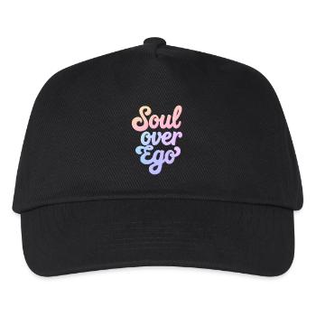 Seele Über Ego Inspirierende Spiritualitätszitate - Kinder Basecap - Schwarz - Vorne