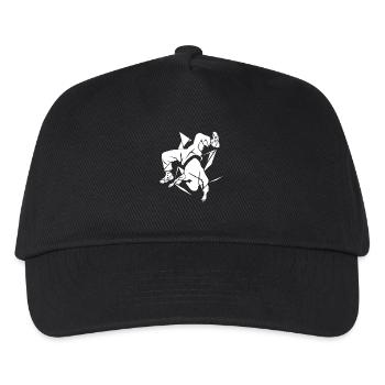 Croquis de breakdancer - Casquette de baseball Enfant - noir - Devant