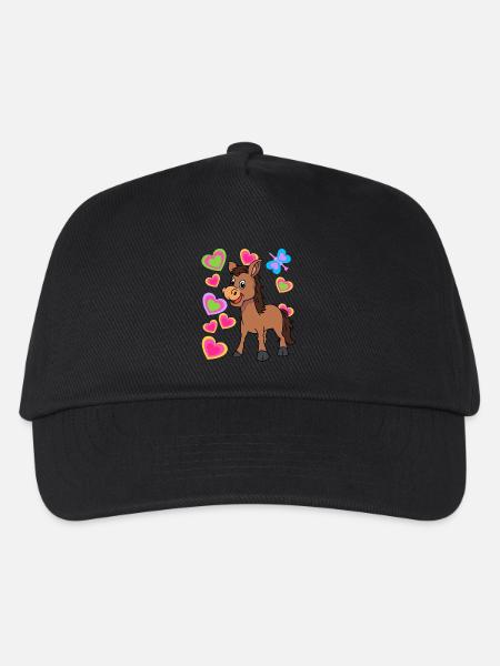 Esel Kinder Kind - Kinder Basecap - Schwarz