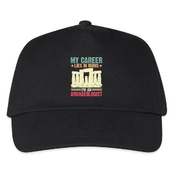 Ma carrière est en ruines Je suis archéologue - Casquette de baseball Enfant - noir - Devant