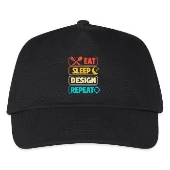 Architecte - Casquette de baseball Enfant - noir - Devant