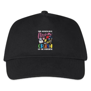 Diese Homeschool Mama Hat Einen Schwarm Auf Den - Kinder Basecap - Schwarz - Vorne
