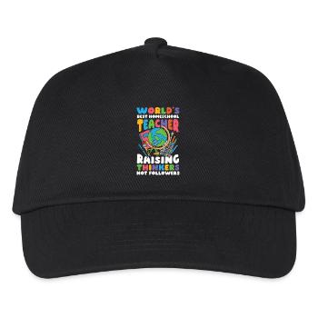 Best Homeschool Teachers Don't Educate Thinkers - Kids’ Baseball Cap - black - Front