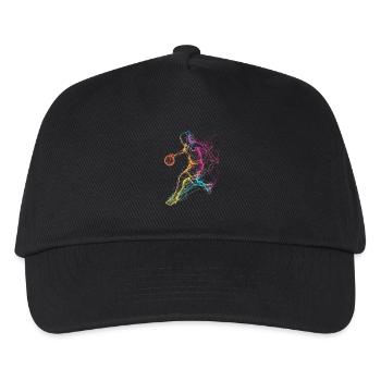 Basketball player - Kids’ Baseball Cap - black - Front
