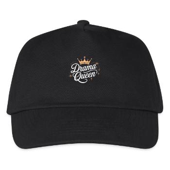 Drama Queen Königin Prinzessin Selbstwert Frauen - Kinder Basecap - Schwarz - Vorne