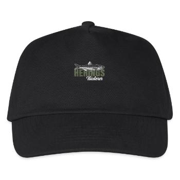 Heringe Angeln - Der Heringsflüsterer - Kinder Basecap - Schwarz - Vorne