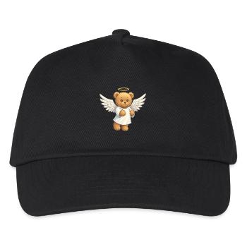 Ours en peluche Ange - Casquette de baseball Enfant - noir - Devant