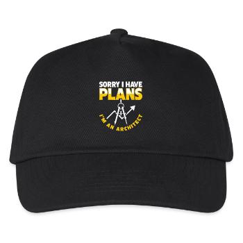 Architecte - Casquette de baseball Enfant - noir - Devant