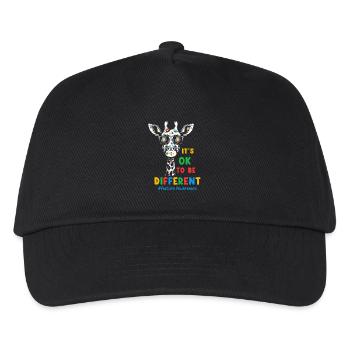 Autismus Autisten - Kinder Basecap - Schwarz - Vorne