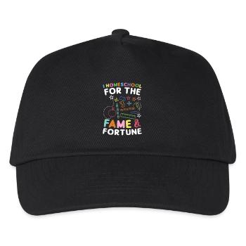I Teach Home for Fame & Fortune - Kids’ Baseball Cap - black - Front