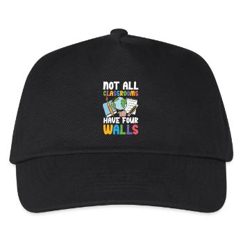 Not all classrooms have four walls - Kids’ Baseball Cap - black - Front