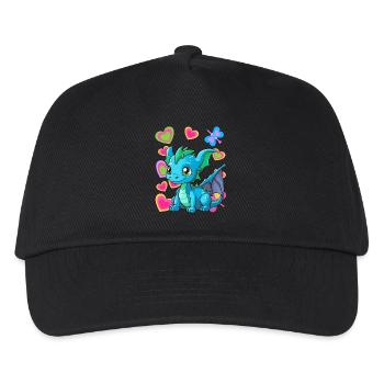 Baby Dragon Dragon Child Kids - Kids’ Baseball Cap - black - Front