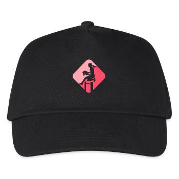 Hobby Horse - Hobby Horse - Riding - Gift - Kids’ Baseball Cap - black - Front