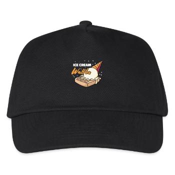 cream Waffles Syrup Breakfast waffles - Kids’ Baseball Cap - black - Front