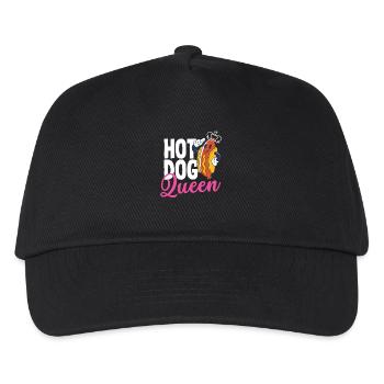 Hot Dog Queen for Hot Dog Lover - Kids’ Baseball Cap - black - Front