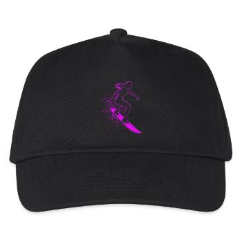 Stylish Surfer Surfing Surfer Surfer - Kids’ Baseball Cap - black - Front