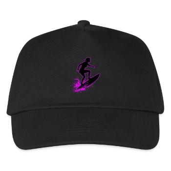 Stylish Surfer Surfing Surfer Surfer - Kids’ Baseball Cap - black - Front