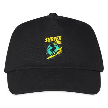 Surfeur Fille Surfeur Surf Surf Surfeur - Casquette de baseball Enfant - noir - Devant