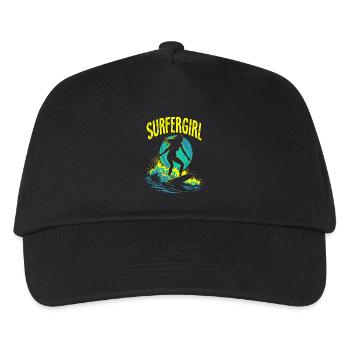 Surfeur Fille Surfeur Surf Surf Surfeur - Casquette de baseball Enfant - noir - Devant