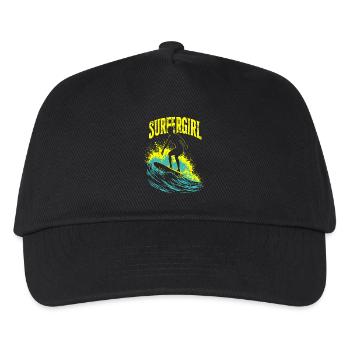 Surfeur Fille Surfeur Surf Surf Surfeur - Casquette de baseball Enfant - noir - Devant