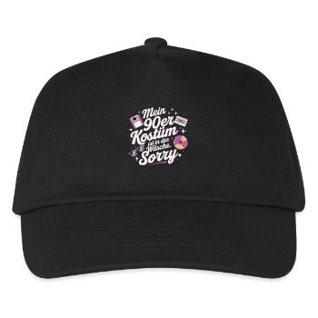 Mon costume des années 90 dans la soirée à thème de la lingerie - Casquette de baseball Enfant - noir - Devant