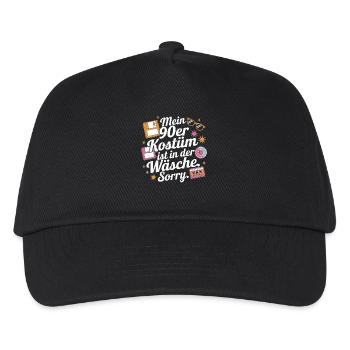 Mon costume des années 90 dans la soirée à thème de la lingerie - Casquette de baseball Enfant - noir - Devant